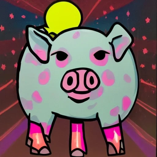 Disco pig