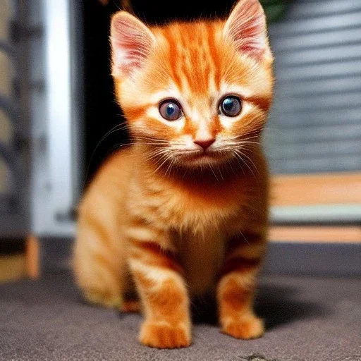 Communist ginger kitten