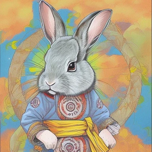 rabbit, detailed, pattern, manga, "naruto", Masashi Kishimoto, anime, ninja, jujitsu