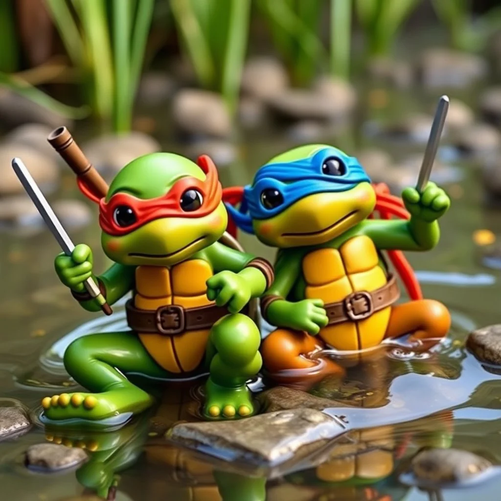 Teenage Mutant Ninja Tadpoles.