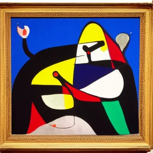 trump by joan miro