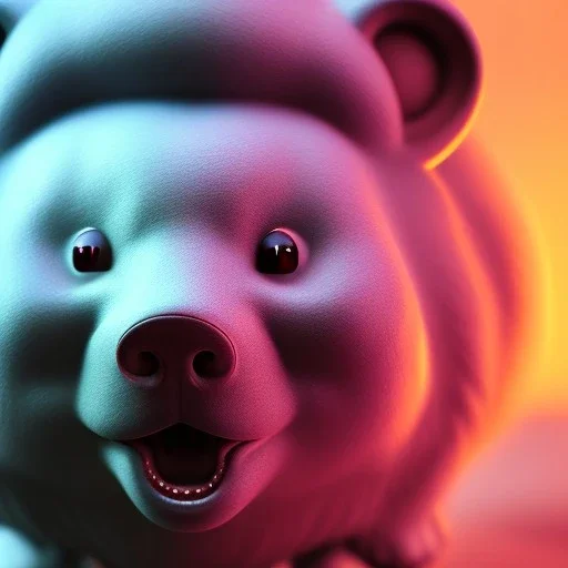 gummy bear, Photograph, beautiful, Unreal Engine 5, lens macro, realistic, hyper detailed