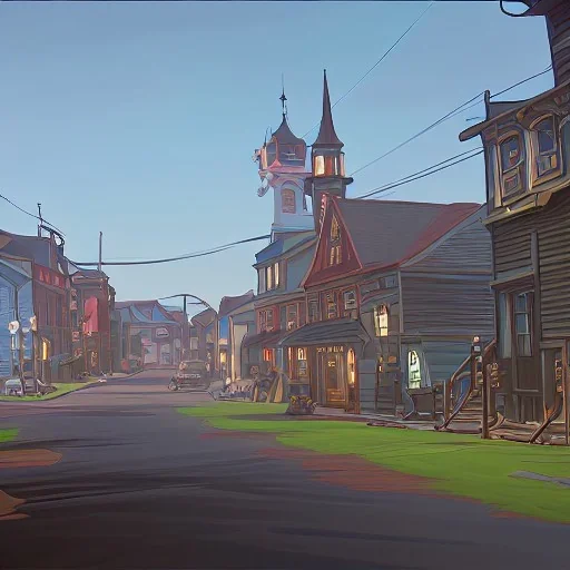 storybrooke street maine town