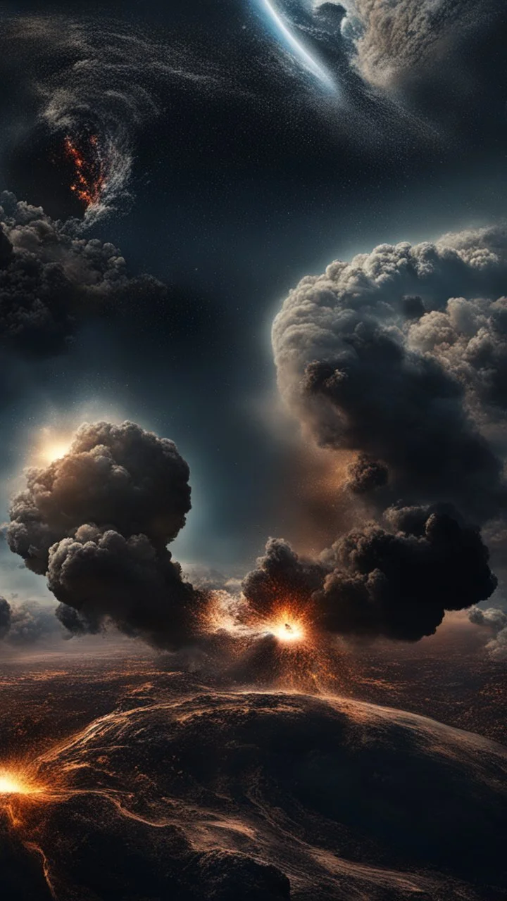 exploding earth