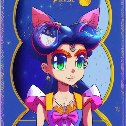 gato negro luna de la serie sailor moon