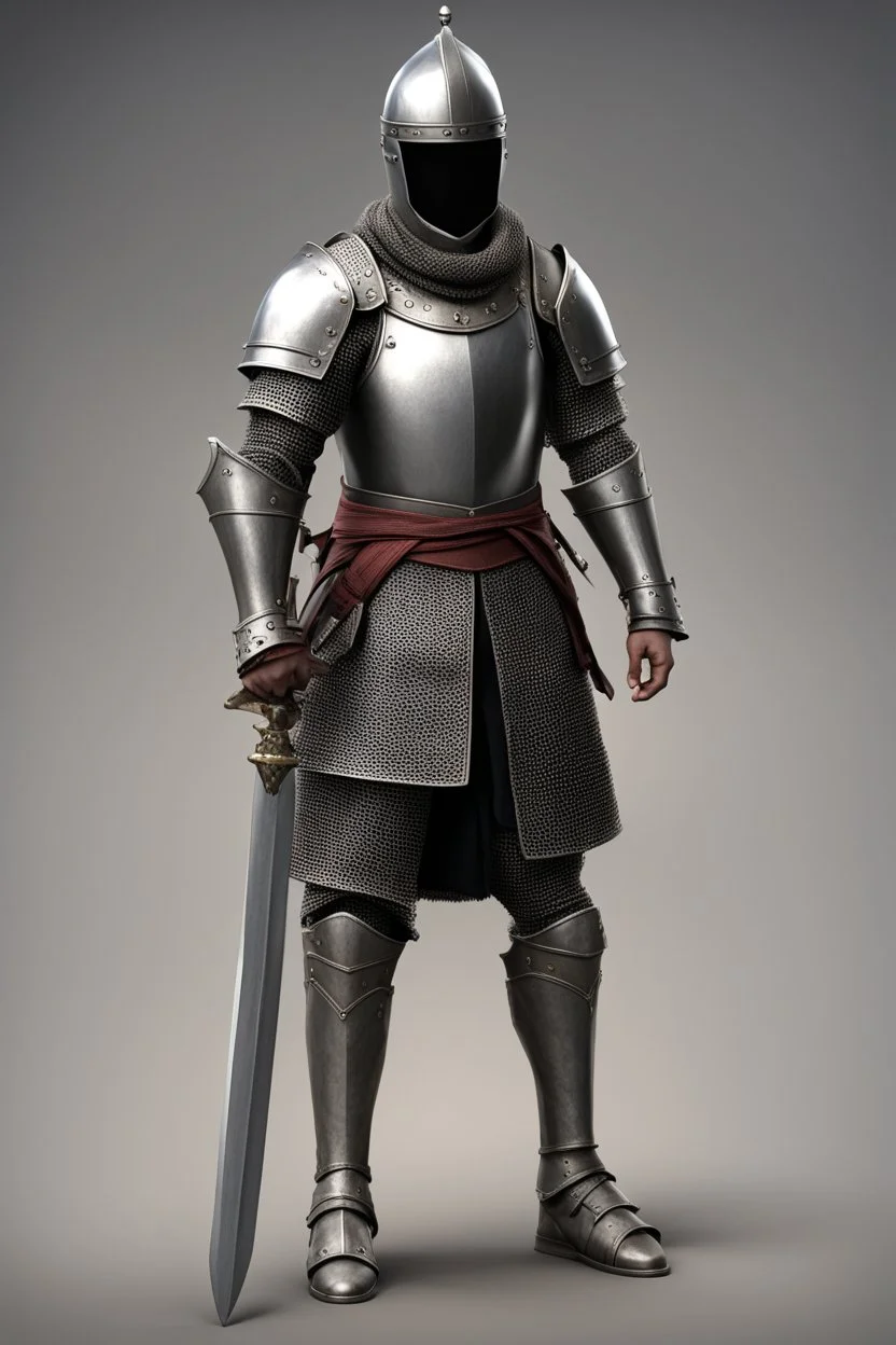 Medieval knight, swinging a long sword, full body armor, highly realistic, ultra-detailed --ar 68:128 --stylize 750 --v 5.2