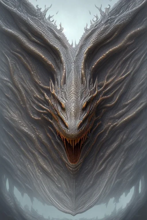 high-quality, fine-detail beautiful, dark gray dragon head portrait, clear reflective lake, tranquil, stunning, 8k resolution, intricate, digital art, detailed matte, volumetric lighting, George Grie, Anne Dittman, Anne Stokes, Lisa Parker, Selina French, Alphonse Mucha