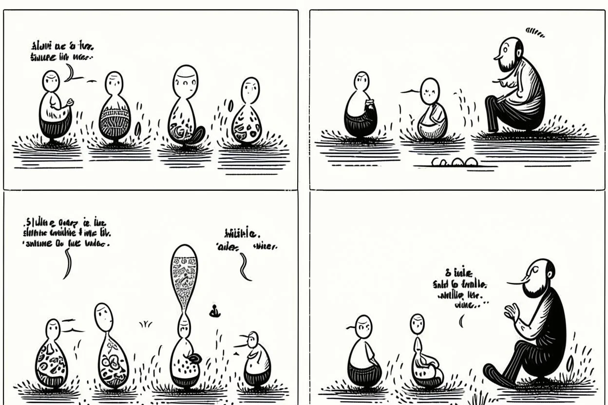 recursive birth - life - death stages of being, by Lim Heng Swee