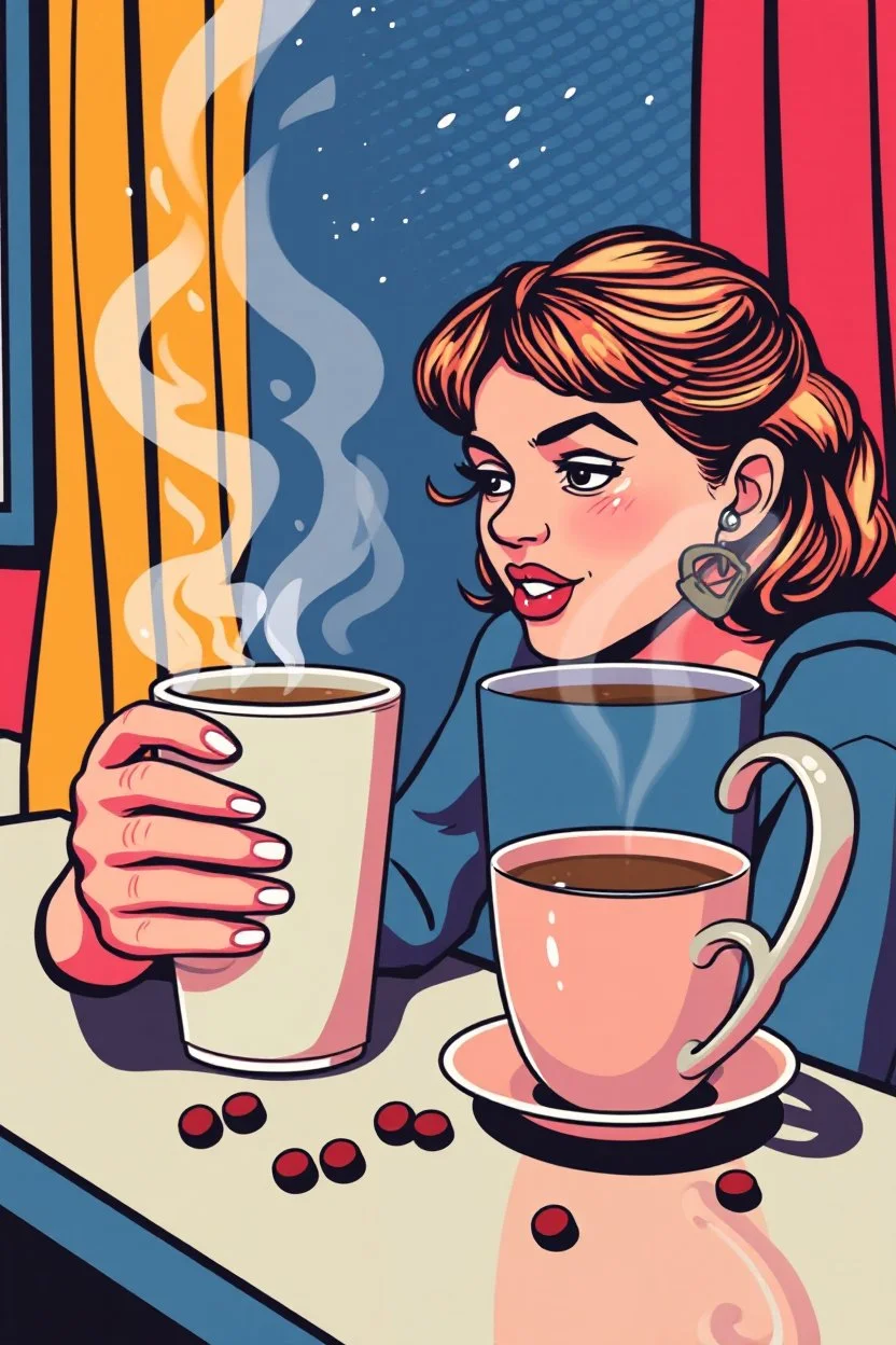 pop art pixels 10000 images coffee and chill