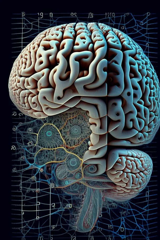 human brain on multiple mathematical planes of existence