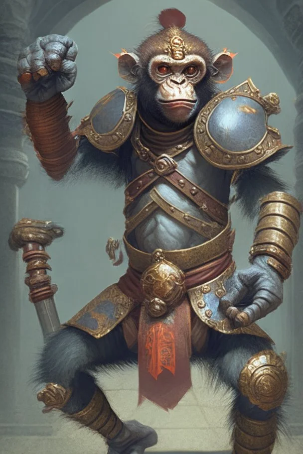 three-armed monkey knight