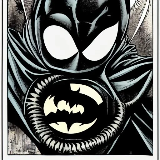 batman with three eyes and tentacles