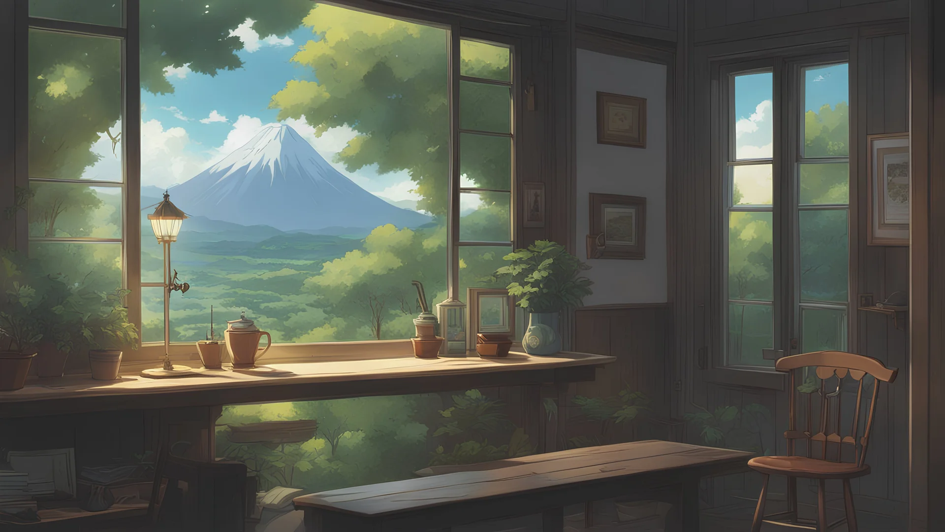 Studio Ghibli, Anime Key Visual, by Mako...