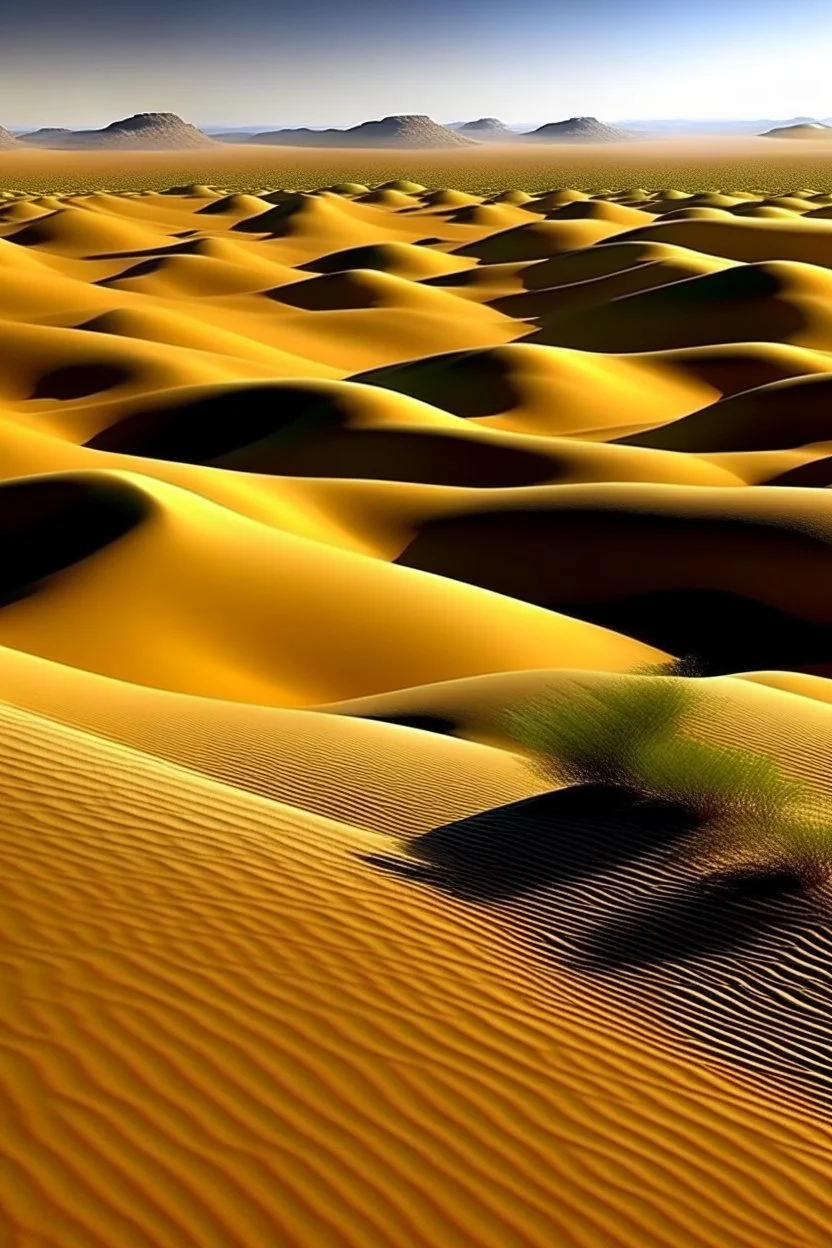 African desert dunes