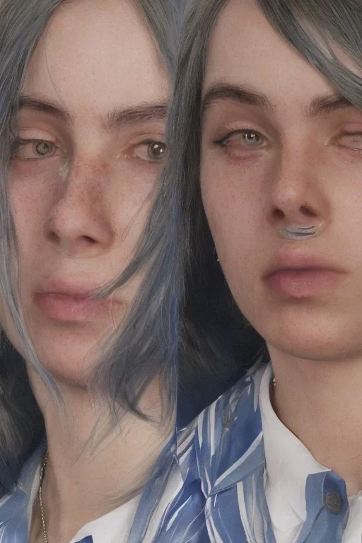 Billie Eilish, clip, photorealistic, 8k