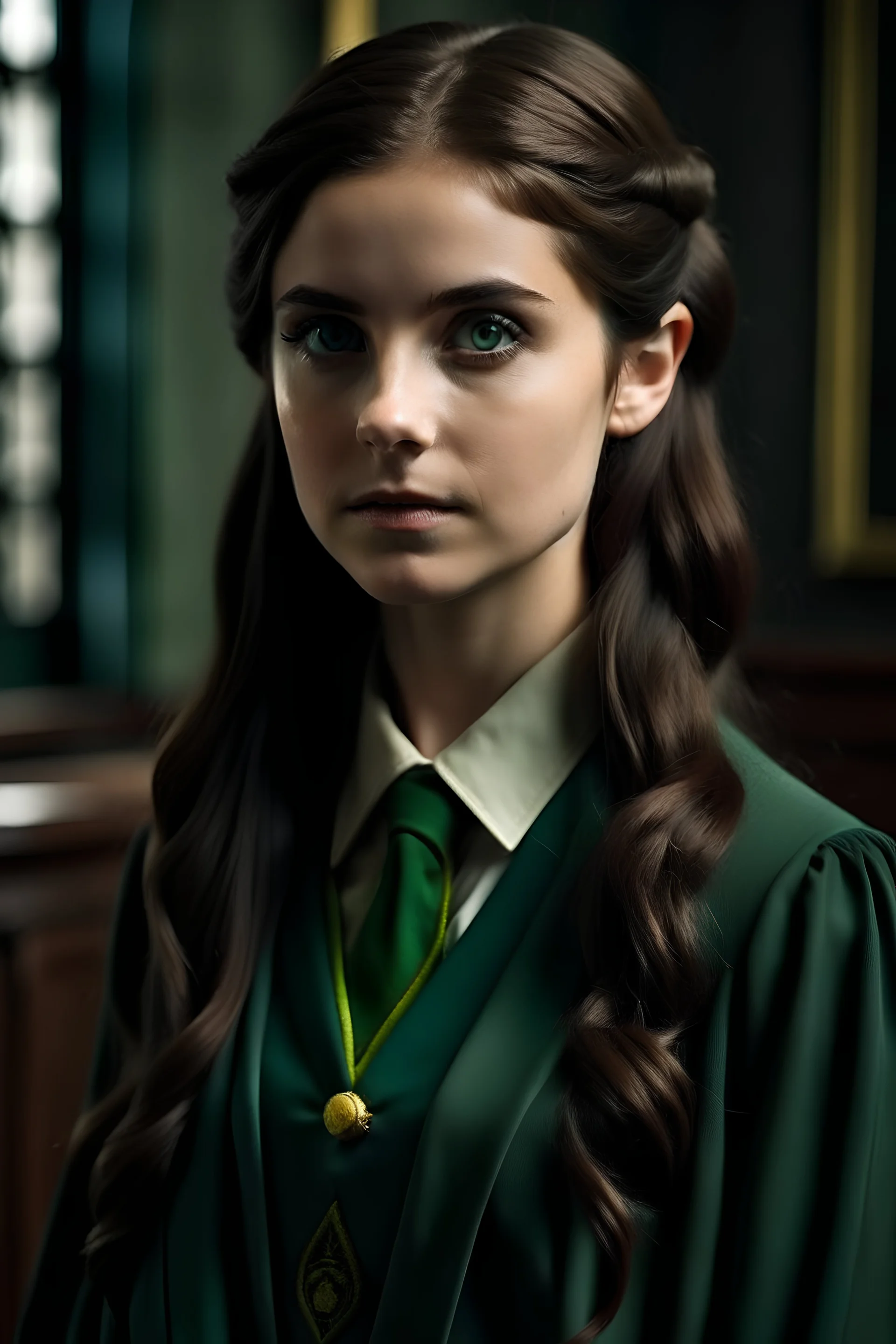 annabel scholey as a slytherin girl