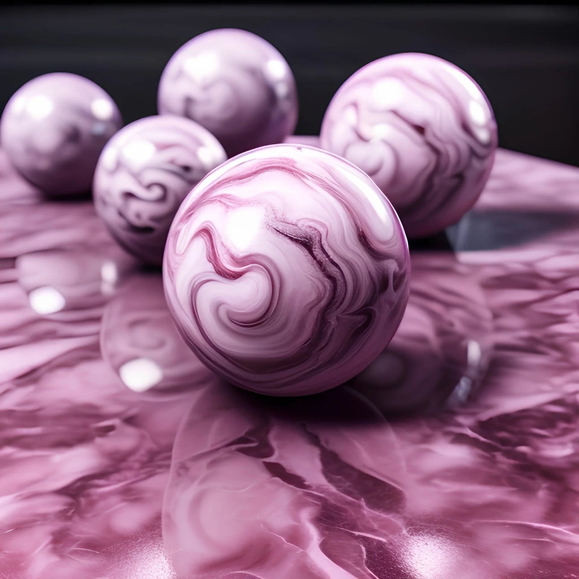 Light pink swirling marble texture HD 4K Unreal Engine 5 bokeh