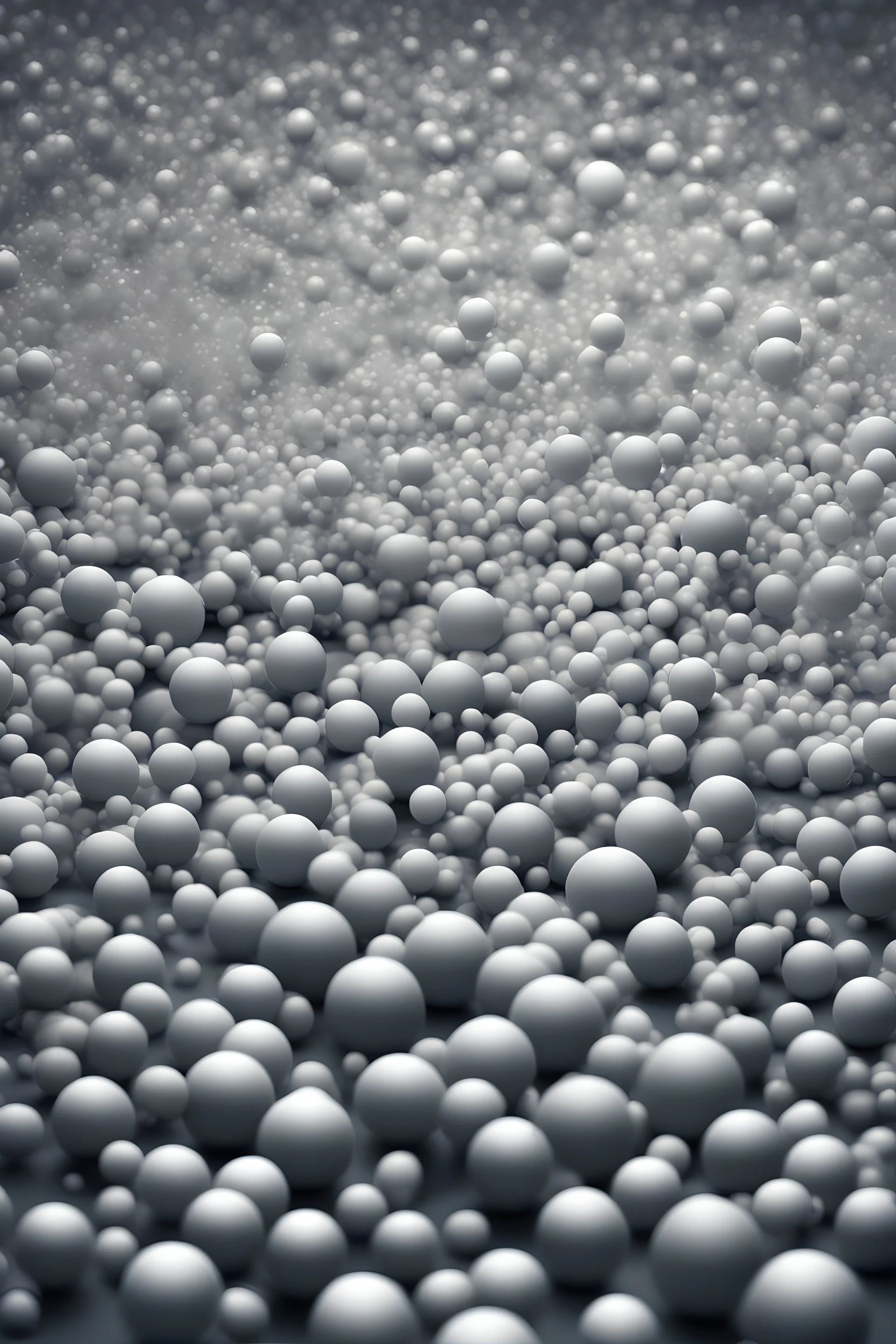 Abstract Individual multiple Spherical Particles