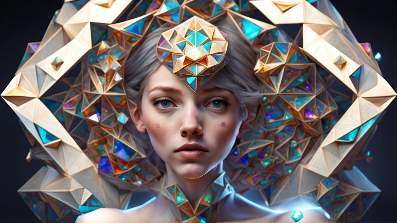 impossible octaedric jeweled paradox geometry girl