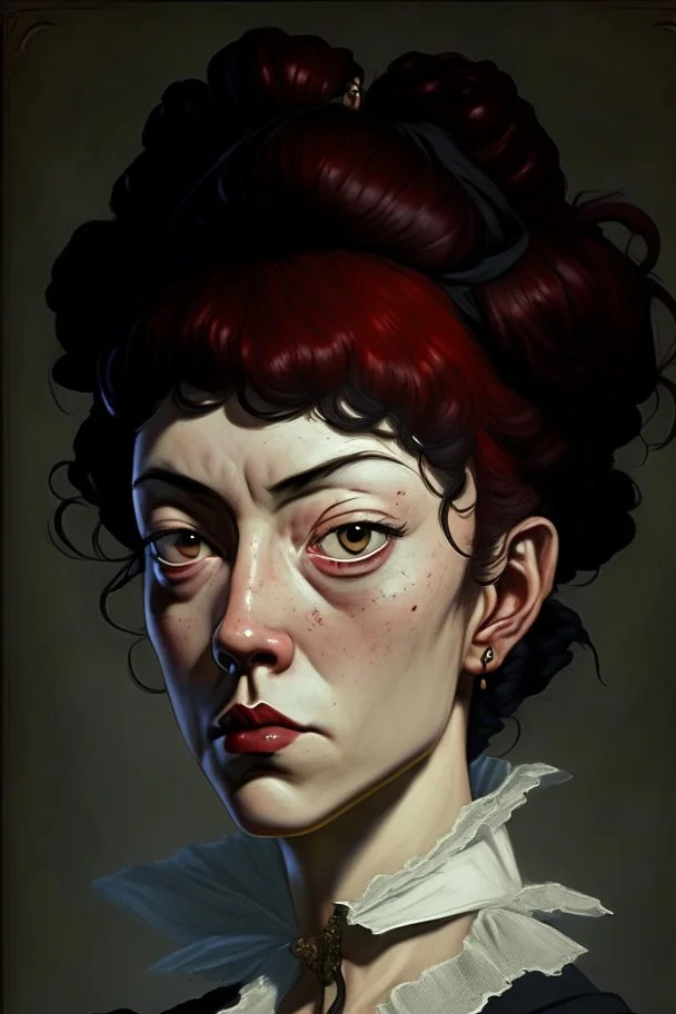 A portrait of a bizzae, from One Piece anime, Caravaggio style