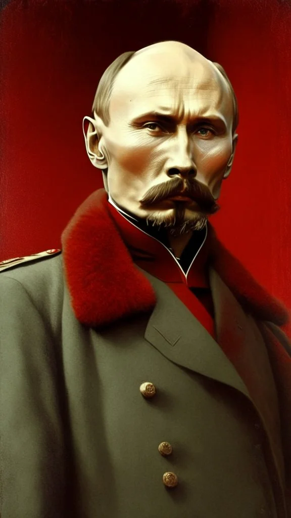 Putin as Lenin