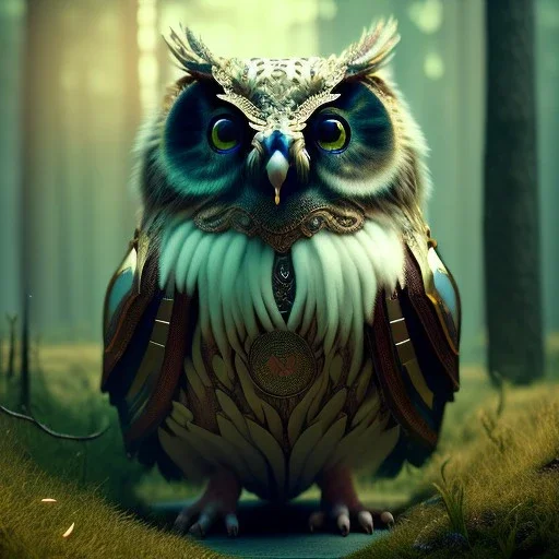 intricate details, realistic, octane, unreal engine, portrait, natural lighting,zoomed out + portrait, volumetric lighting, shiny,extreme detail, Photorealism, High detail, Hyper realistic Owl in forest, macro lens blur,abstract paint, sharp,ef 85mm 5.6, focus, trending by artstation