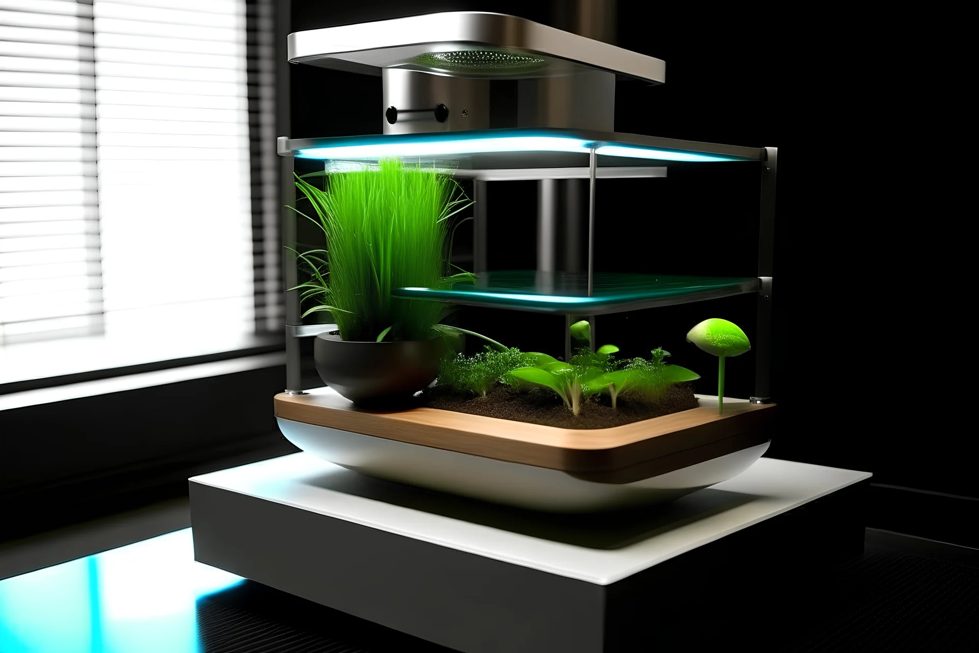 more modern mini aquaponic product