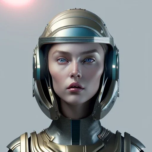 woman, rounded face, grey, round helmet, decorative color feathers, retro futuristic, latex coat, soft color, highly detailed, art stations, concept art, smooth, unreal engine 5, god rays, ray tracing, RTX, lumen lighting, ultra detail, volumetric lighting, 3d, finely drawn, high definition, high resolution.