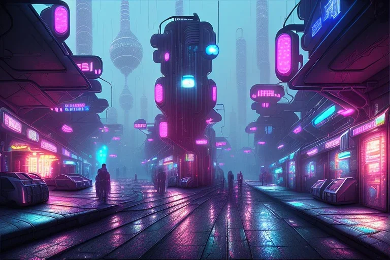 Cyberpunk alley mafia cocain