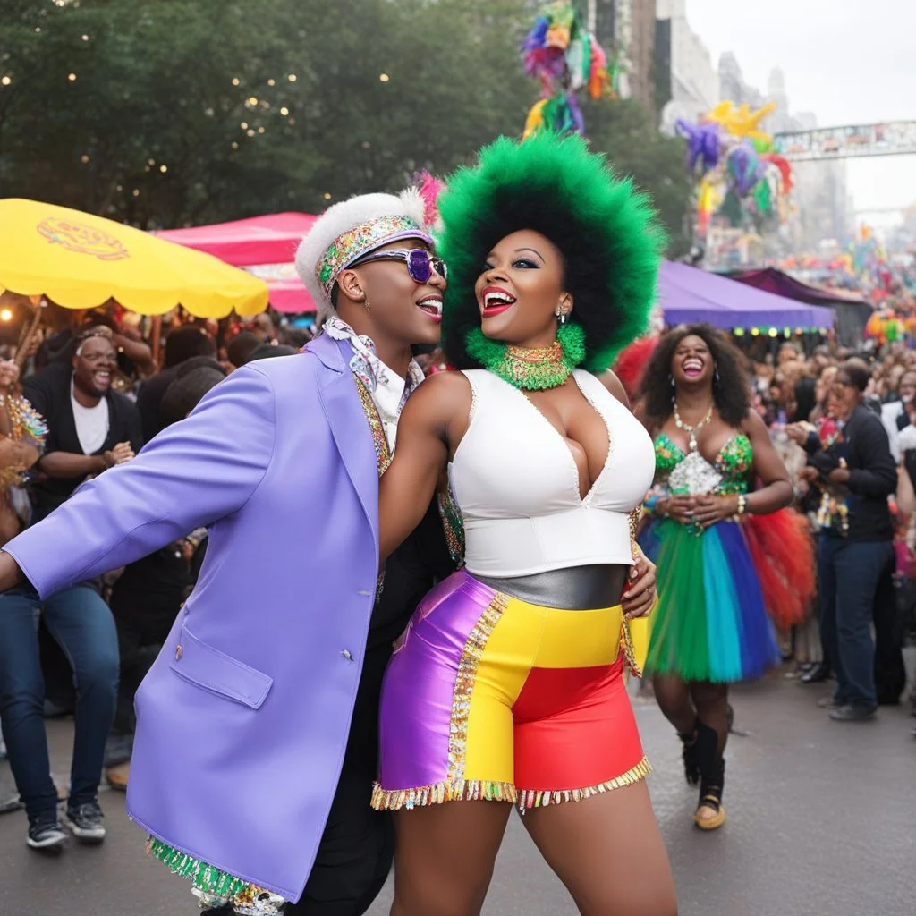 I don't sell burgers or french fries I'm only here to make your nature rise Just grab your partner around and 'round And grab her by the butt and boogie down Just open up her jacket and open her bra And dance just like at the Mardi Gras