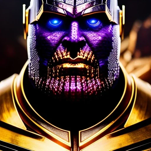 Ultra detailed fullbody Portrait in oil on canvas of thanos and the infinity gauntlet villain with Armor and helmet ,extremely detailed digital painting, extremely detailed face,crystal clear Big Glowing eyes, mystical colors ,perfectly centered image, perfect composition, rim light, beautiful lighting, 8k, stunning scene, raytracing, anatomically correct, in the style of robert e howard and Ken Kelley and Ohrai Noriyoshi and Simon Bisley and tomzj1