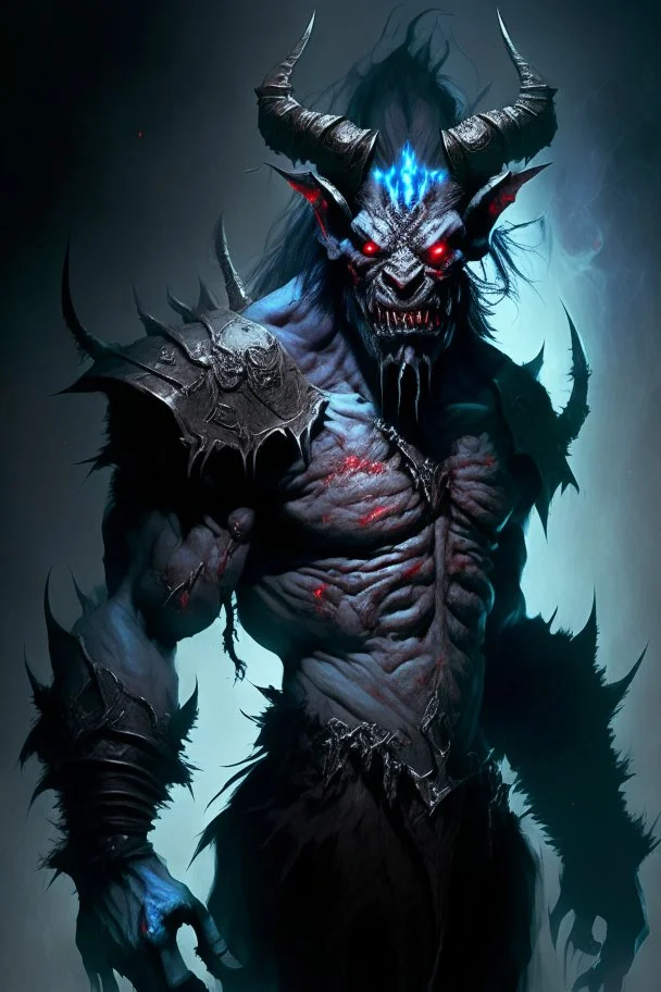 humanoid monster demon brutal beast medival mage