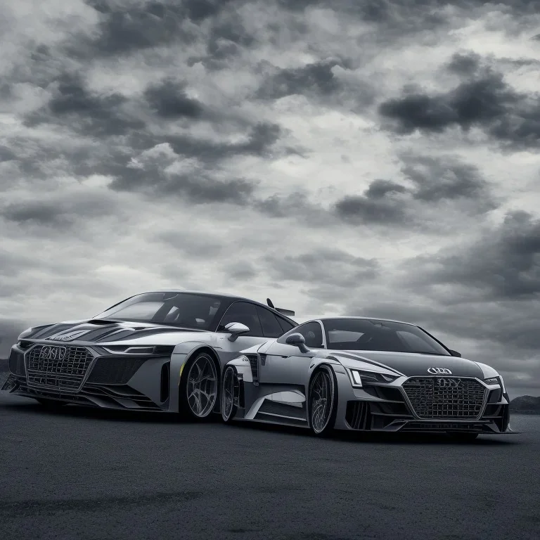 audi car 2022 front black background