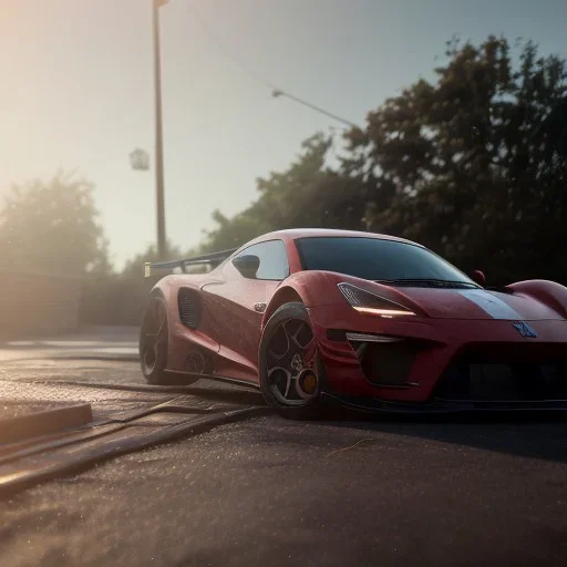 photo of a ultra realistic modified sport car, cinematic lighting, studio lighting, battered, trending on artstation, 4k, hyper realistic, focused, extreme details, unreal engine 5, cinematic, masterpiece