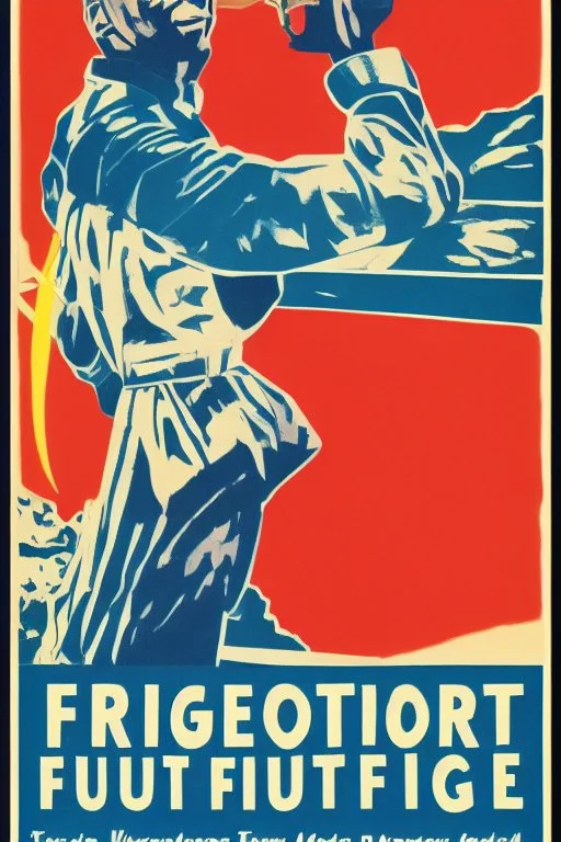 bright future propaganda poster