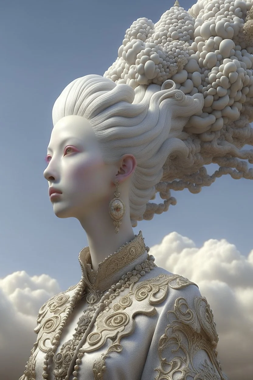 Cloud creature , 3d 4k octane render, lifelike, photorealistic, artstation, illustration, smooth, sharp focus, ornate, intricate, complex, highly detailed, digital painting, smooth, art by tom bagshaw, akihiko yosh