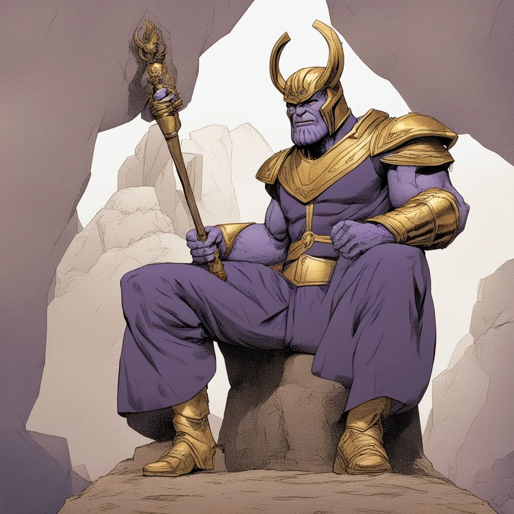 thanos in a costume two thousand years ago