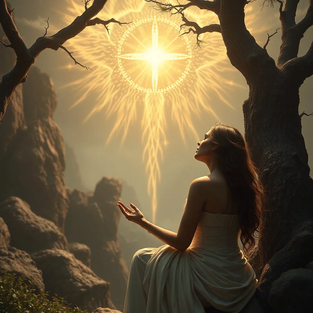 A hyper-realistic,detailed adam and eve, first human, heaven, high detail, highly resolution, 8k, 4k, cinematic, dreamland. Photo Real, HOF, full size, , practicality,manufacturability,performance, (((realism, realistic, realphoto, photography, portrait, , realistic, beautiful, elegant, charming, apocalyptic environment, professional photographer, captured with professional DSLR camera, trending on Artstation, 64k, ultra detailed, ultra accurate detailed, bokeh lighting, surrealism, Thomas Kinka