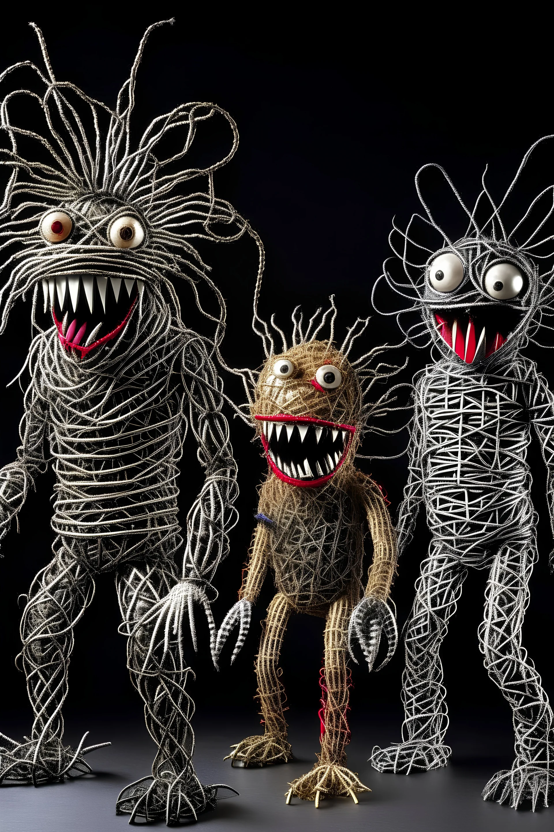 fraid wire monsters