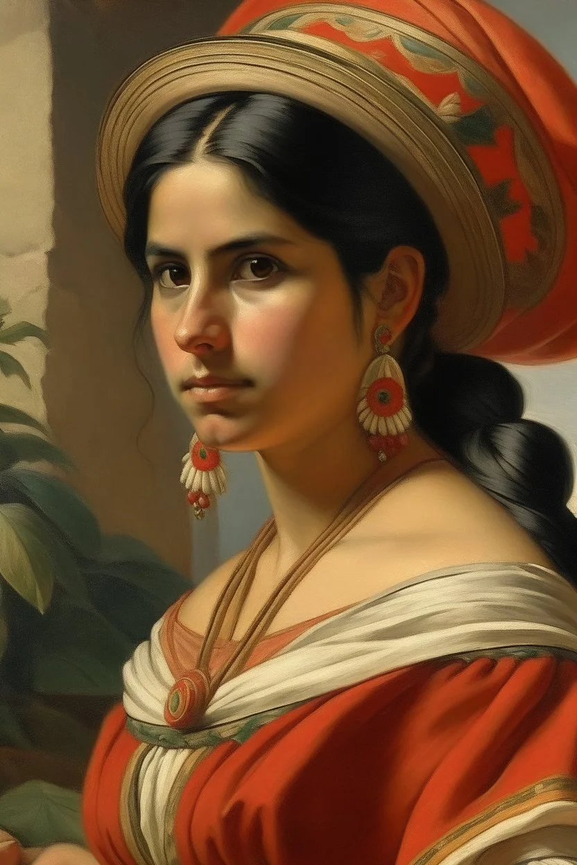 mexican woman painting neoclassism