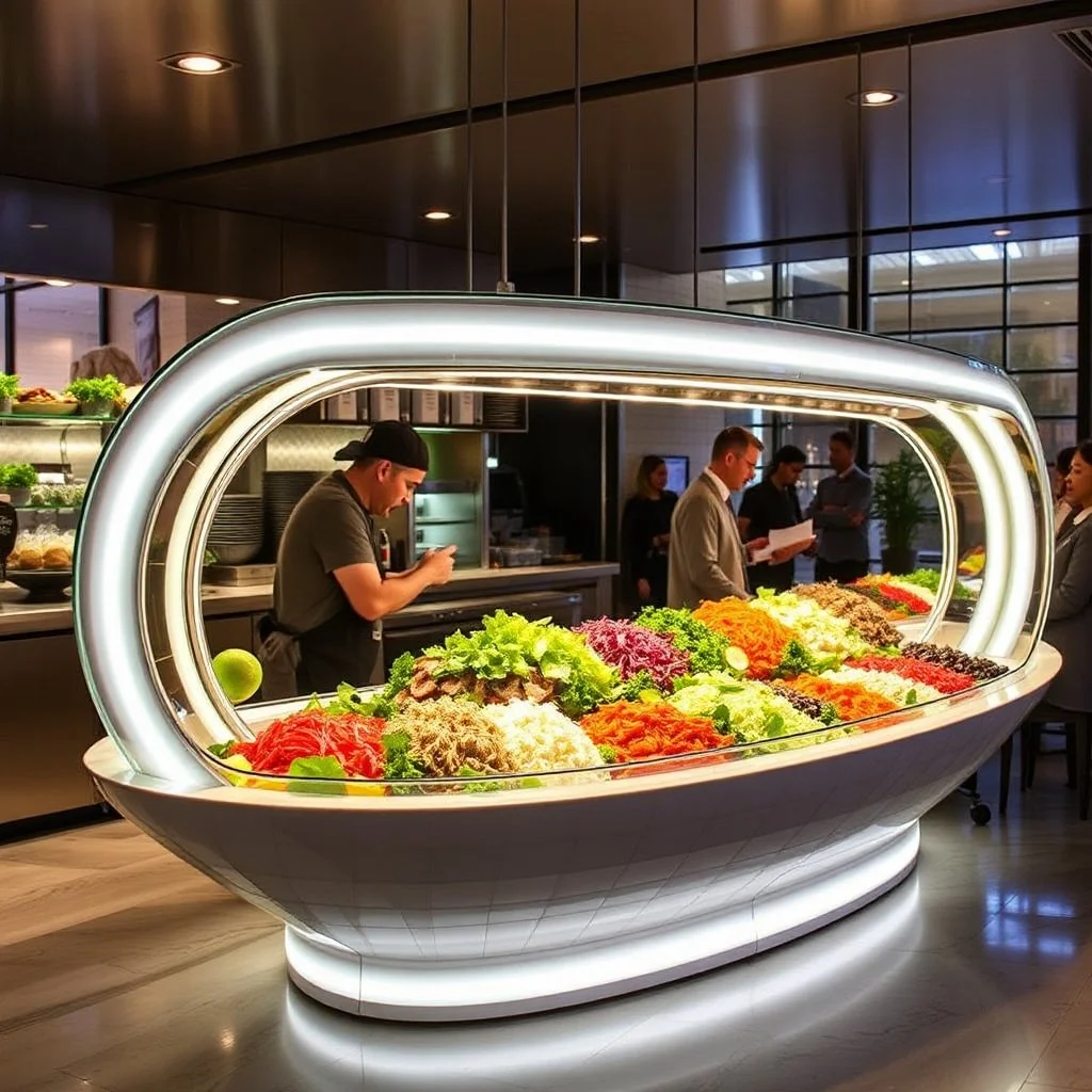 Mobius Strip Salad Bar