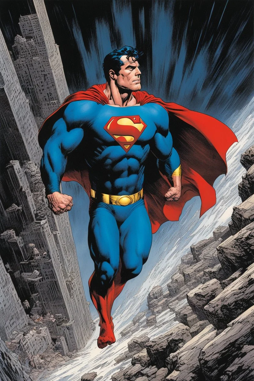 Superman by Bernie Wrightson and Scott Hampton