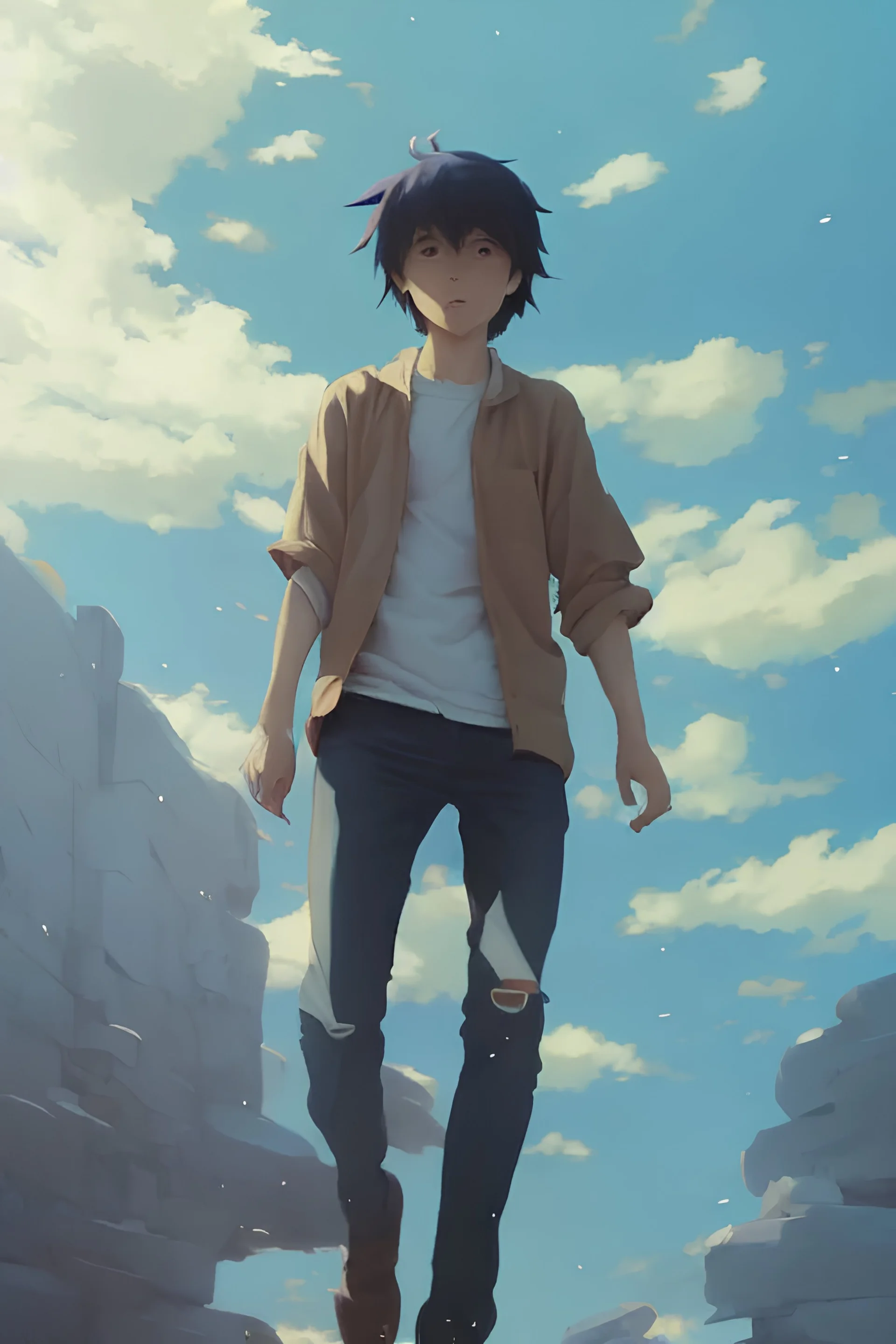 randomrandomrandomrandomrandomrandom, 8 k, octane render. by makoto shinkai, stanley artgerm lau, wlop, rossdraws, james jean, andrei riabovitchev, marc simonetti, krenz cushart, sakimichan, d & d trending on artstation, digital very very happy young male with beard, with short hair, buzz cut, clean shaven, in the cutest part of his face, medium hair, his whole head fits in the frame, solid background, symmetrical, artgerm, joshua middleton comic cover art, purple color scheme