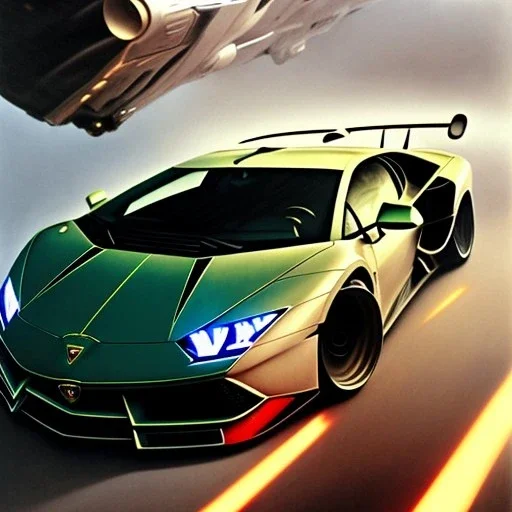 hyperrealism Drawing of 'Lamborghini Urraco' three quarter frontal aerial view, by gaston bussiere, greg rutkowski, yoji shinkawa, yoshitaka amano, tsutomu nihei, donato giancola, tim hildebrandt,oil on canvas, cinematic composition,Sharp detail,extreme detail,fit full head inside picture,16k