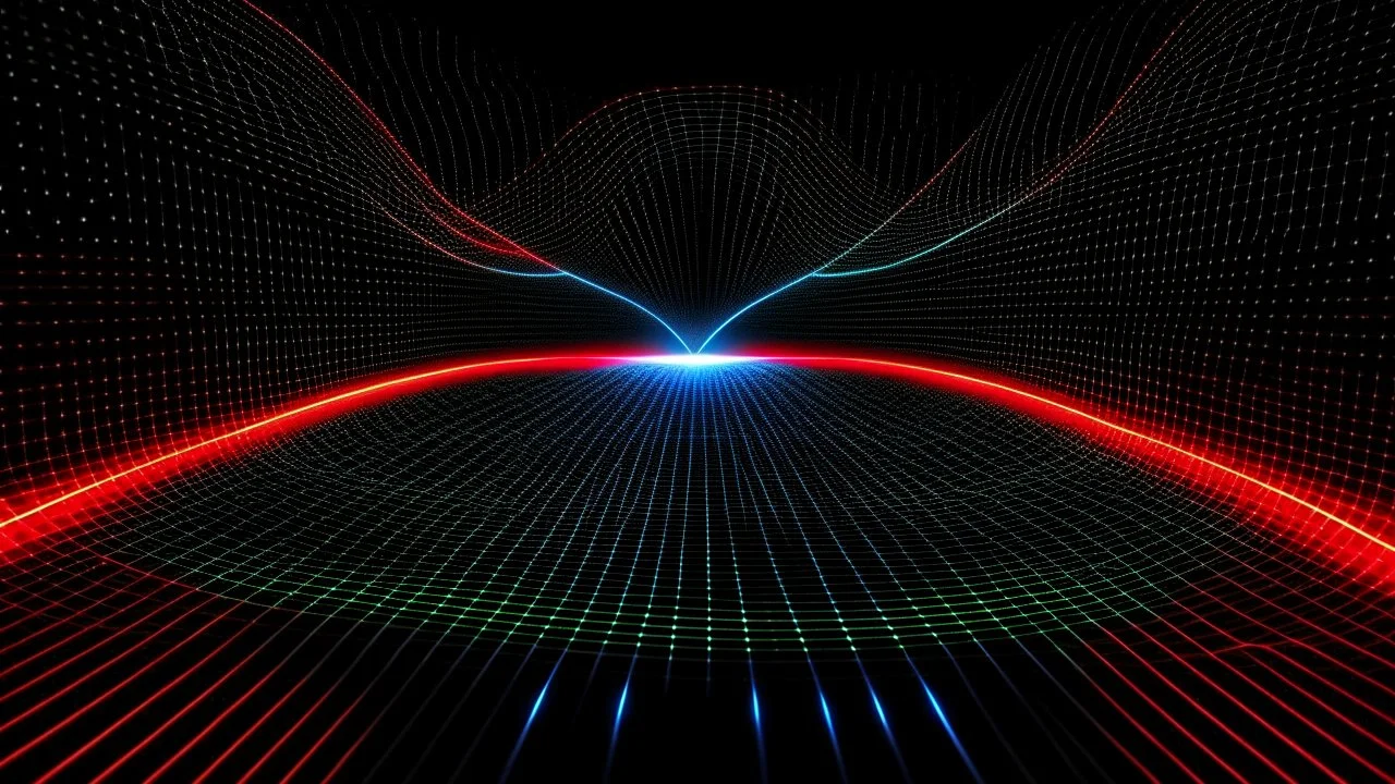 الانتِقَالُ بَيْنَ الأَبْعَادِ وَاِسْتِغْلَالُ التَّمْوِجَاتِ الْكُمِّيَّةِ