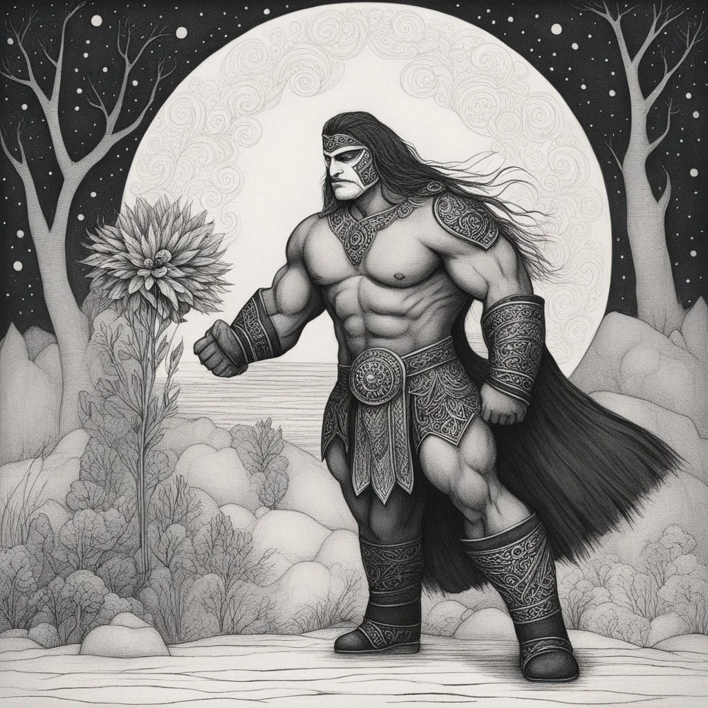 [poetry competition by john bauer] The Nordic wrestler, Bjorn Thunderstruck, and the Mexican wrestler, Maria Azteca, are unexpectedly participating in a poetry competition. They embrace the challenge with fervor, each crafting verses that reflected their inner strength and passion. Bjorn and Maria's words wove a tale of valor and resilience, proving that true artistry knows no bounds. They stand together, not as rivals, but as poets united in the beauty of their shared creation.