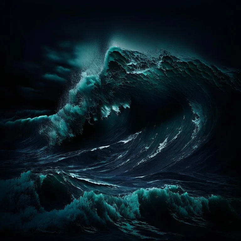 dark ocean waves energy