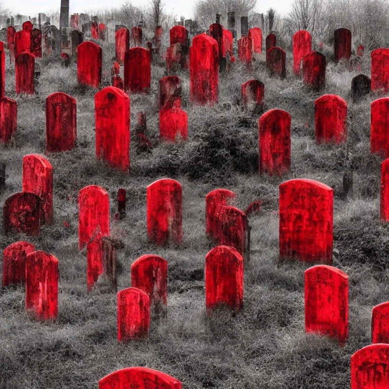 red horror graveyard