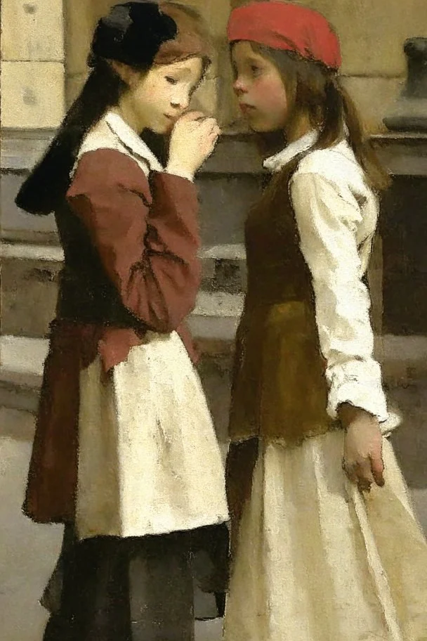 Carel Fabritius girls in paris