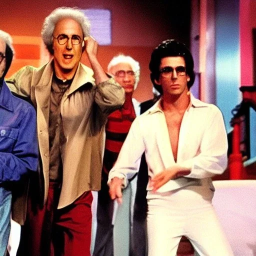 Saturday Night Fever dream starring Larry David